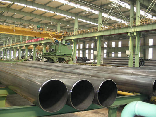 Tubo de carbono con grado Q235/Q235B/Q345/Q345B LSAW de acero en chapa de acero enrollada y soldada en T