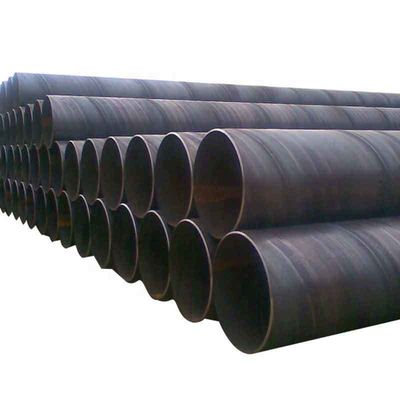 12M longitud personalizada gran diámetro eléctrico A53 carbono soldado SSAW tubo de acero para los términos de pago L / C T / T 30% depósito