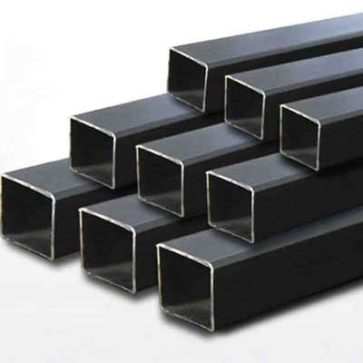 Tubo de carbono estándar ASTM 4x4 negro MS tubo cuadrado de acero de 1,5 mm de espesor para materiales de construcción