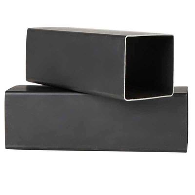 Tubo de carbono estándar ASTM 4x4 negro MS tubo cuadrado de acero de 1,5 mm de espesor para materiales de construcción