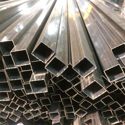 Tubo de acero inoxidable de sección cuadrada de 6 mm 2 mm con la superficie requerida por los clientes