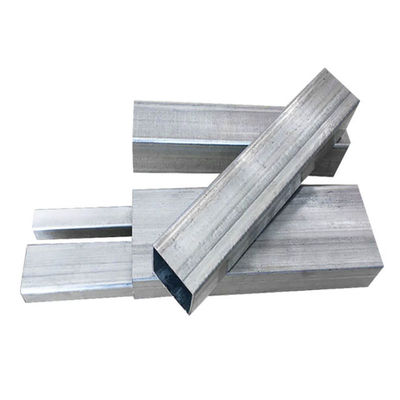 Dureza Medio duro de acero de construcción tubo de acero cuadrado 20 mm por kg con recubrimiento galvanizado