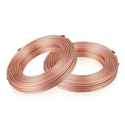Tubo de cobre pulido de 1 pulgada para aire acondicionado o refrigerador 99% puro 15mm 20mm 25mm