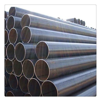 Tubo de sección redonda sin engrasar ASTM A53 de acero al carbono Tubo sin soldadura