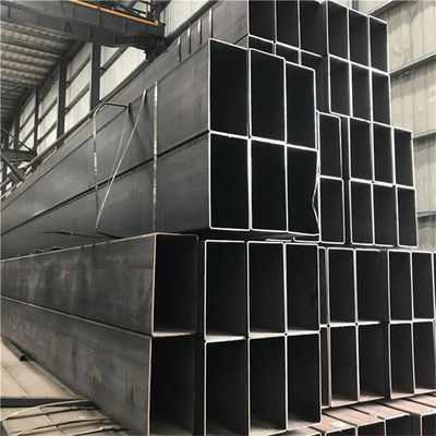 BS EN GB AiSi ASTM A50 1*1 pulgadas 40x60 GI Tubo de acero cuadrado 20x20x2 100x100 Tubo de acero al carbono cuadrado No engrasado