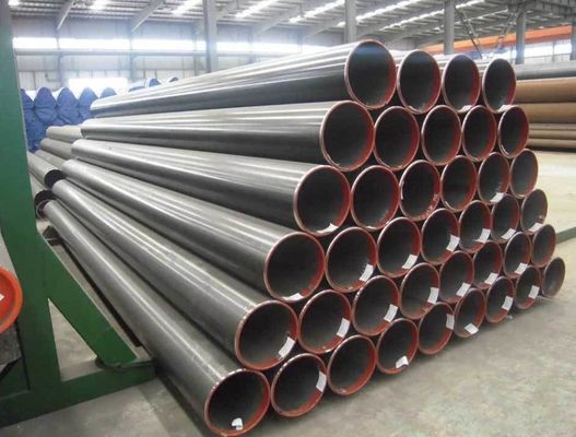 6 metros tubo de acero soldado redondo tubo de acero al carbono soldado Q235 Q275 Q345 ERW tubo de hierro aceitado o no aceitado ligeramente aceitado