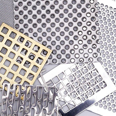 304 de acero inoxidable Hexagonal redondo Micro hoja perforada con longitud personalizada y técnica perforada