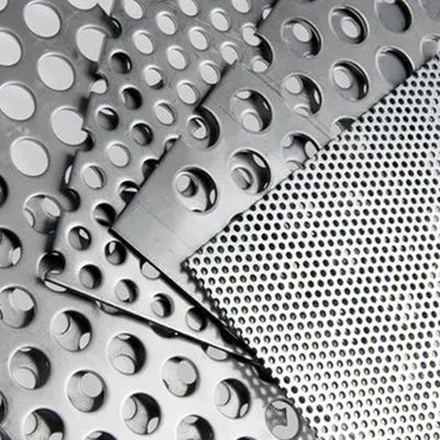 304 de acero inoxidable Hexagonal redondo Micro hoja perforada con longitud personalizada y técnica perforada
