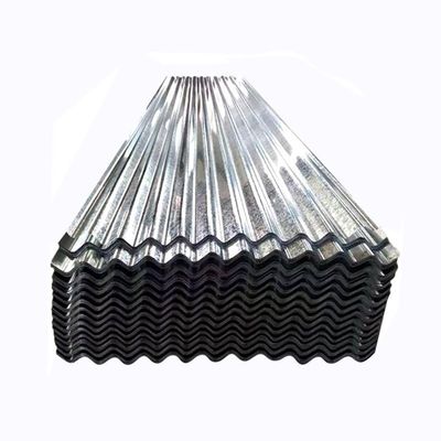 Color personalizado Color Ral 1 mm 2 mm 4 x 8 pies Hojas de techo de acero ondulado galvanizado para materiales de construcción metálicos