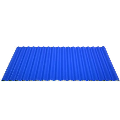 Color personalizado Color Ral 1 mm 2 mm 4 x 8 pies Hojas de techo de acero ondulado galvanizado para materiales de construcción metálicos