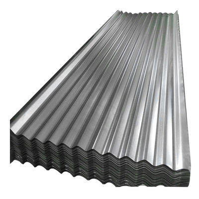 Plata de techo de acero corrugado galvanizado revestido de zinc revestido de techo para la construcción de metal Zic 30-150g Z10-Z29 Revestimiento