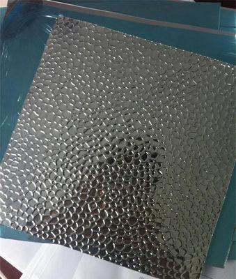 Hoja de acero inoxidable espesor 0.1-200mm de cáscara de naranja patrón SUS 304 de buen grado bobinas en relieve hojas de aislamiento
