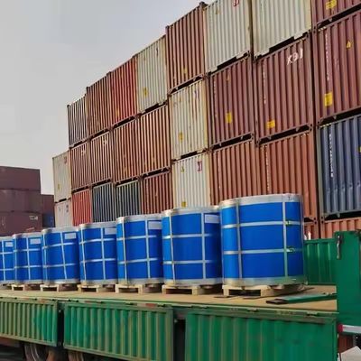 Certificado ISO9001 Zhongyu Flower PPGI Prime Coils Hojas de techo con acero galvanizado prepintado en todo el color RAL