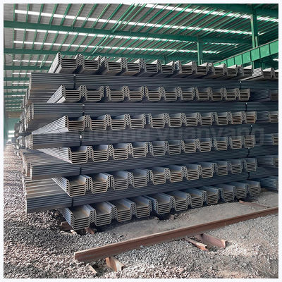 Grado de aleación Q235/Q235B/Q345/Q345B/Q195/St37/St42/St37-2/St35.4/St52.4/St35 Pilas de chapa de acero laminada en frío tipo U Z con lista