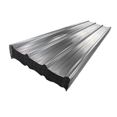 DX52D Z140 Z100 20 Gauge Galvanizado PPGI Color de cubierta corrugada Blanco de cartón Acero de la cubierta de la hoja con el estándar ASTM