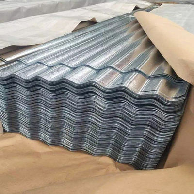 DX52D Z140 Z100 20 Gauge Galvanizado PPGI Color de cubierta corrugada Blanco de cartón Acero de la cubierta de la hoja con el estándar ASTM