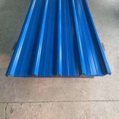 PPGI paneles de cubierta de metal de hierro zinc galvanizado corrugado con servicio de procesamiento de perforación y color personalizado