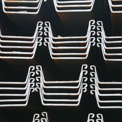 Servicio de corte laminado en caliente U Z Tipo S355gp 400*100*10,5mm Sy295 Sy390 Hoja de pila de acero para cimientos estables