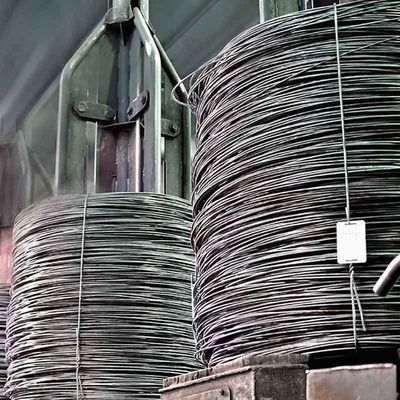 Zhongyu 82b alambre de acero de resorte de alto carbono Diámetro personalizado malla de gabión tejida fosfatada dibujada alambre galvanizado de bajo carbono