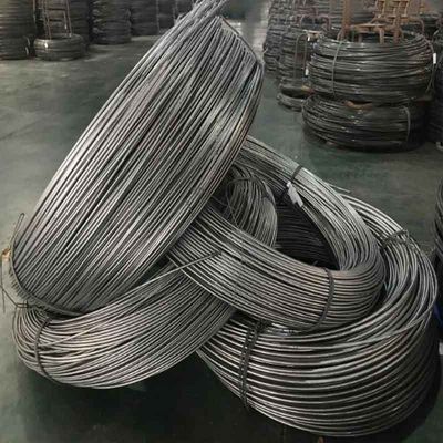 Rodas de alambre de acero de alto carbono para pretensión en control de inundaciones Pared de contención galvanizada Diámetro personalizado Q235B Q235C