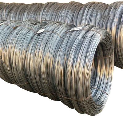 Rodas de alambre de acero de alto carbono para pretensión en control de inundaciones Pared de contención galvanizada Diámetro personalizado Q235B Q235C