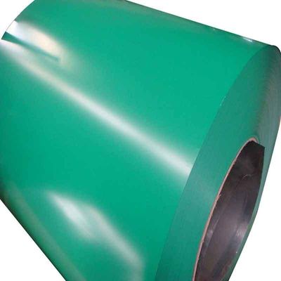 espesor 0,21-2mm Zhongyu Prepintado Ppgi Z100 bobina de acero laminada en frío / bobina de acero galvanizado / bobina de acero recubierta de color para material de construcción