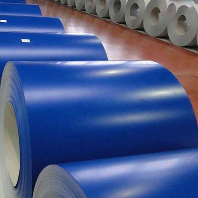 espesor 0,21-2mm Zhongyu Prepintado Ppgi Z100 bobina de acero laminada en frío / bobina de acero galvanizado / bobina de acero recubierta de color para material de construcción