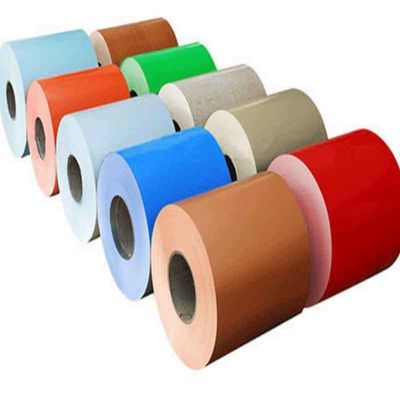 Técnica laminado en frío pre-pintado Ppgi Z100 bobina de acero recubierta de color para materiales de construcción PE SMP HDP PVDF