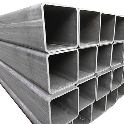 No aleación ASTM A50 1 * 1 pulgada 40x60 GI Tubo de acero cuadrado 20x20x2 100x100 Tubo de acero al carbono cuadrado con certificado ISO9001
