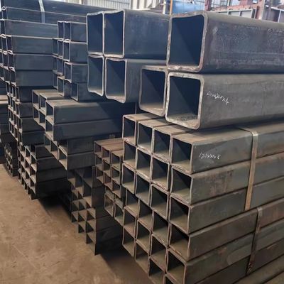 Pipa cuadrada de acero recocido negro de alta resistencia laminada en frío y empapada en caliente peso 75x75 2x2 19x19 para laminados en caliente y en caliente
