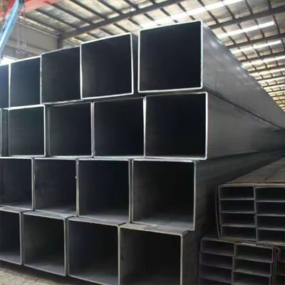 Pipa cuadrada de acero recocido negro de alta resistencia laminada en frío y empapada en caliente peso 75x75 2x2 19x19 para laminados en caliente y en caliente