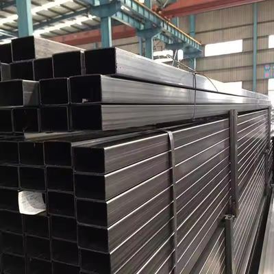 Pipa cuadrada de acero recocido negro de alta resistencia laminada en frío y empapada en caliente peso 75x75 2x2 19x19 para laminados en caliente y en caliente