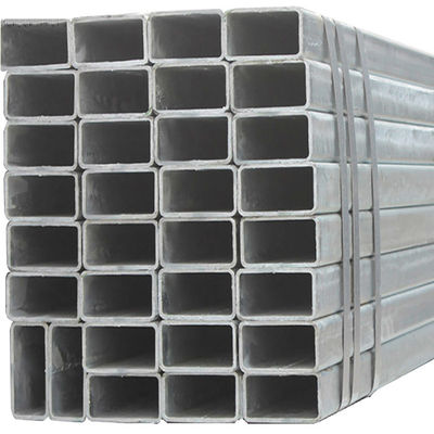 25x50 50x50 20 AISI1020 JISS20C/S22C Tubo cuadrado de carbono Rectangular Tubo hueco tubular de acero con espesor personalizable