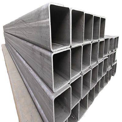 25x50 50x50 20 AISI1020 JISS20C/S22C Tubo cuadrado de carbono Rectangular Tubo hueco tubular de acero con espesor personalizable