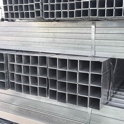 25x50 50x50 20 AISI1020 JISS20C/S22C Tubo cuadrado de carbono Rectangular Tubo hueco tubular de acero con espesor personalizable