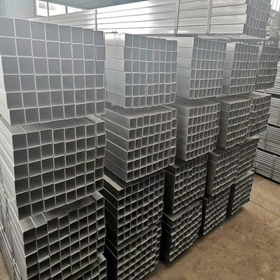 Sección hueca cuadrada de tubos de acero pregalvanizados de la norma ASTM para el grado Q195/Q235/Q345/SS400