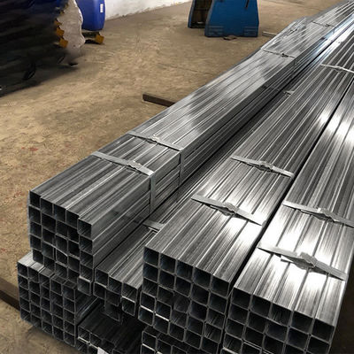 Sección hueca cuadrada de tubos de acero pregalvanizados de la norma ASTM para el grado Q195/Q235/Q345/SS400