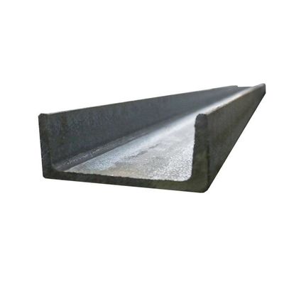 Calidad estándar de acero de buen canal Calidad de resistencia superior Q195 Q235 Q345 100 mm Acero suave U Canal C Tamaño del canal