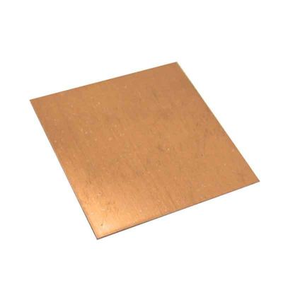 Hoja de placa de cobre de 60 mm de espesor C17200 C17500 C5191 con ancho personalizado y precios asequibles