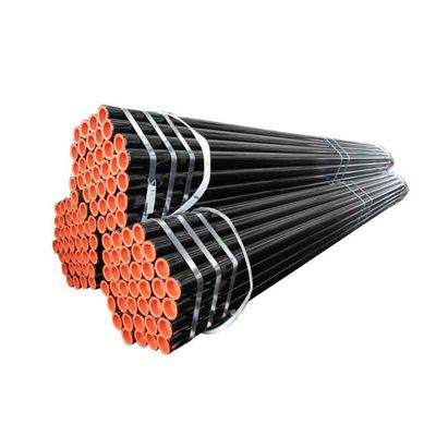 Tubo de acero sin costura negro redondo de alta pureza API5L de carbono SMLS de 1,5 pulgadas para estructura de construcción
