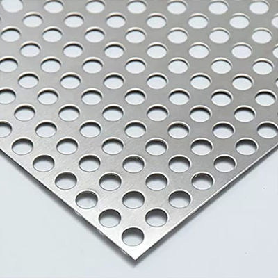 Lámina de acero inoxidable de longitud personalizada perforada perforada de metal perforada