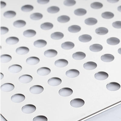 304L 316L 410 Acero inoxidable placa de metal perforada perforada para la decoración ASTM Estándar de acabado de superficie No.3 Zhongyu