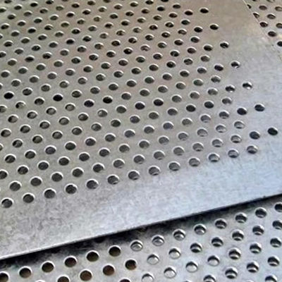 304L 316L 410 Acero inoxidable placa de metal perforada perforada para la decoración ASTM Estándar de acabado de superficie No.3 Zhongyu