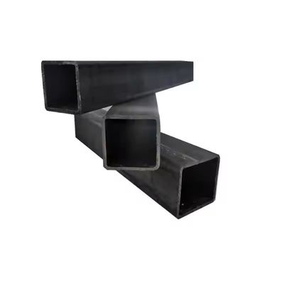 Tubo cuadrado laminado en caliente AISI 1020 de grado automotriz S355JR con superficie pintada de hierro negro de carbono 20x20 mm de acero sin costuras