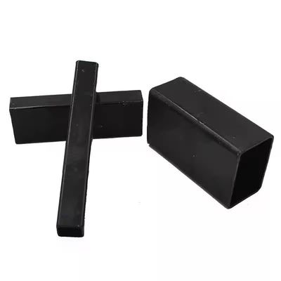 Tubo cuadrado laminado en caliente AISI 1020 de grado automotriz S355JR con superficie pintada de hierro negro de carbono 20x20 mm de acero sin costuras