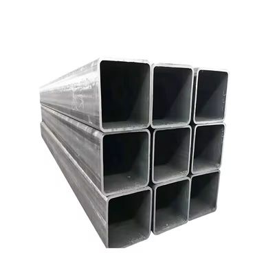 Forma de sección cuadrada 30x30x3 mm 23 mm longitud 6m S355 tubo de hierro negro soldado tubo cuadrado de acero carbono