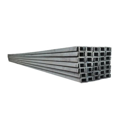 Barras de canal de acero al carbono en forma de U con alto contenido de S235JR S355JR en la técnica de laminado en caliente laminado en frío