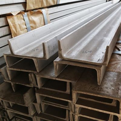 Construcciones de construcción de aleación de carbono laminado en frío U canal de acero vigas de 10 pies con aplicación