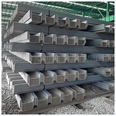 Competición de chapas de acero de tipo U y Z para materiales de construcción de presa de 12 m
