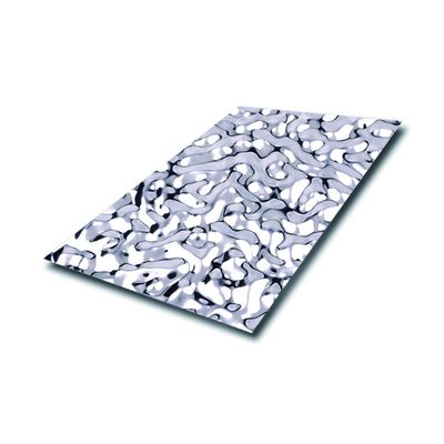 Plancha corrugada de acero inoxidable de la serie 200 con rendimiento y grosor de 0,1-200 mm